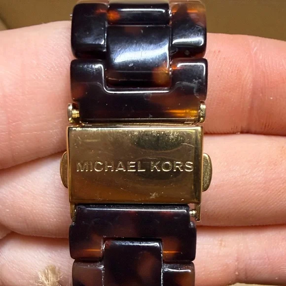 Michael Kors Brown and Gold Men's Watch - Picture 3 of 3